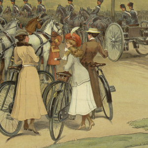 Chromolithograph, Autumn Maneuvers, 1901