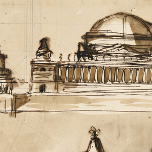 Drawing, Mausoleum