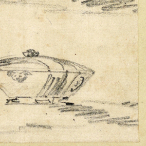 Drawing, Three urns