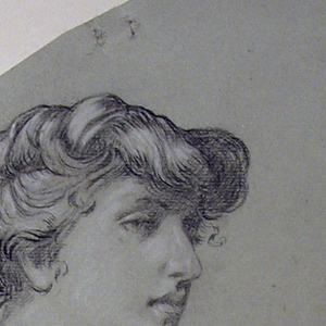 Drawing, Portrait Sketch of a Young Woman, ca. 1885