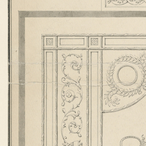 Drawing, Design for a Plaster Ceiling with a Bay