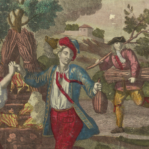 Print, The Fire of Joy, ca. 1740