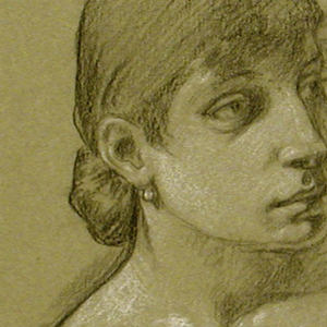 Drawing, Portrait of a Young Woman, ca. 1885