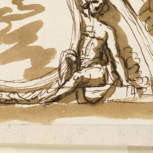 Drawing, Design for ceiling decoration