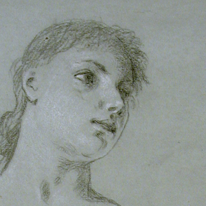 Drawing, Study of a Girl, ca. 1885