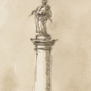 Drawing, Monumental column
