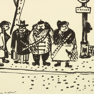 Print, Flics (The Fuzz), 1954
