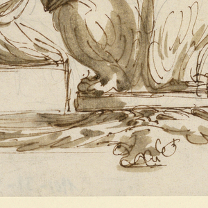 Drawing, Design for an Inkstand, late 18th century