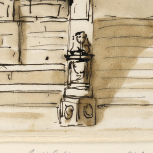 Drawing, Design for a casino