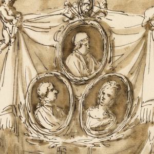 Drawing, Decorations with portraits