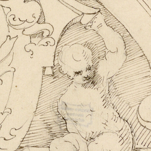 Drawing, Project for a Decorative Pediment, 1700–1750