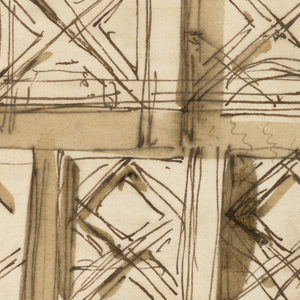 Drawing, Design for ceiling decoration