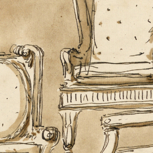 Drawing, Chairs, 1780–90