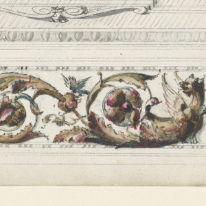 Drawing, Painted Ceiling