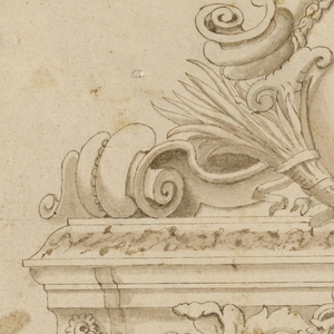 Drawing, Architectural Ornaments, 1750
