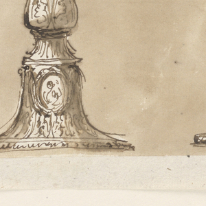 Drawing, Four chalices