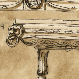 Drawing, Console table