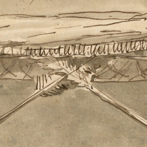 Drawing, Sofa