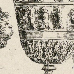 Print, Vases, from Le Blanc 4., ca. 1750