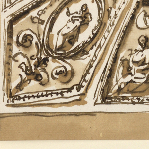 Drawing, Design for ceiling decoration