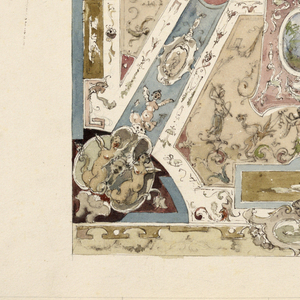 Drawing, Design for a Ceiling, 1750–1800