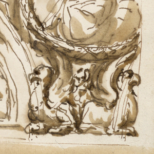 Drawing, Design for ceiling decoration