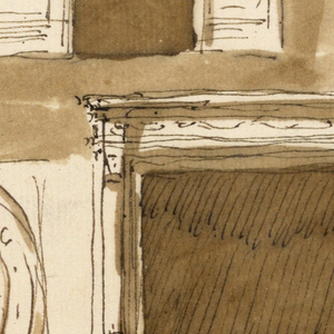 Drawing, Wall in a living room