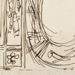 Drawing, Frame of a tablet