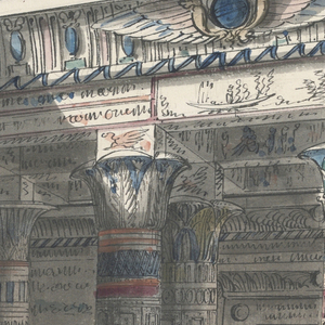 Drawing, Stage Design: Egyptian Co