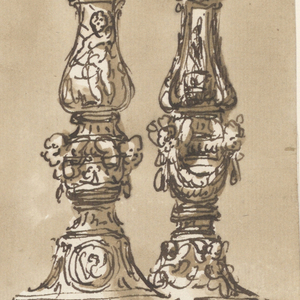 Drawing, Five chalices