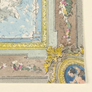 Drawing, Painted Ceiling