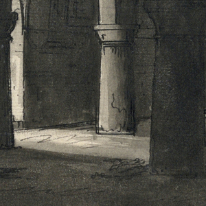 Drawing, Stage Design, Crypt, early 19th century