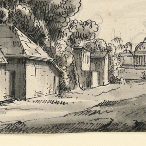 Drawing, Stage Design, Pavilion and Small Buildings, early 19th century