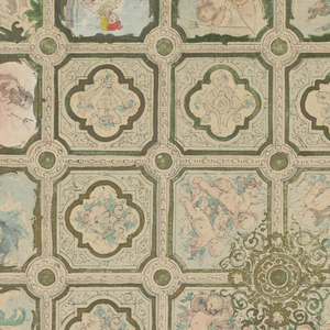Drawing, Painted Ceiling
