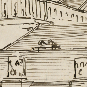 Drawing, Stage Design, Imaginary City, early 19th century