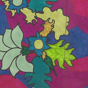 Drawing, Textile Design, 1968–70