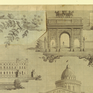 Drawing, The Monuments of Paris, before 1815