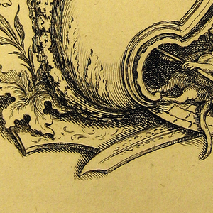 Print, Design for a Cartouche Representing the Continent of America, 1740