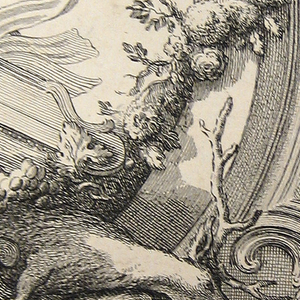 Print, Design for a Cartouche, 1740