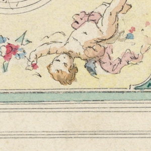 Drawing, Painted Ceiling