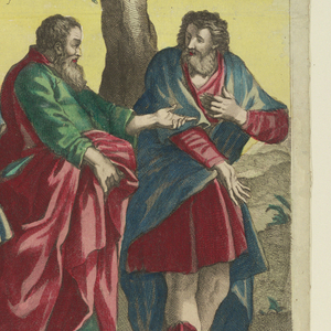 Print, Laban reproves Jacob for leaving secretely, 1725–45