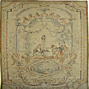 Drawing, Feste Bacchique, before 1710