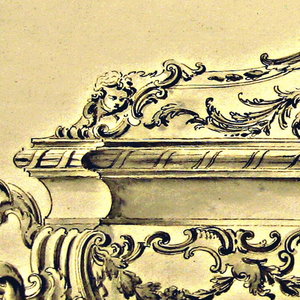 Drawing, The Elevation of a Silver or Silver Gilt Tureen, ca. 1750