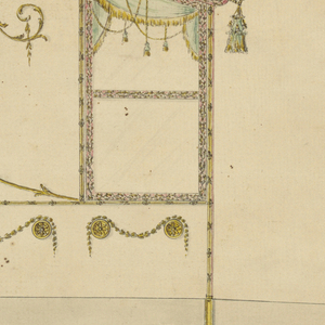 Drawing, Project for a sedan chair, ca. 1775
