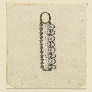 Drawing, Design for an Earring, ca. 1800