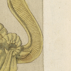 Drawing, Doorknocker, ca. 1815