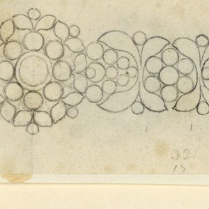 Drawing, Design for a bracelet, 1820–25