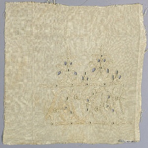 Unfinished Sampler (USA), early 20th century