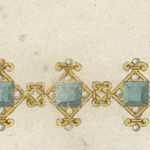 Drawing, Designs for a Bracelet, 1800–1825