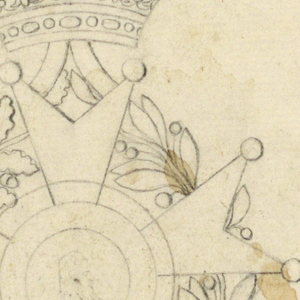 Drawing, Design for a badge, 1814–30